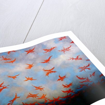 Fragments, 2006 leaves clouds by Lee Campbell