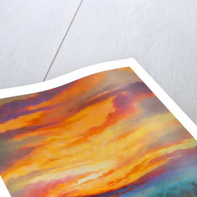 Rainbow Sky Petersham Meadow, 2017,Landscape by Lee Campbell