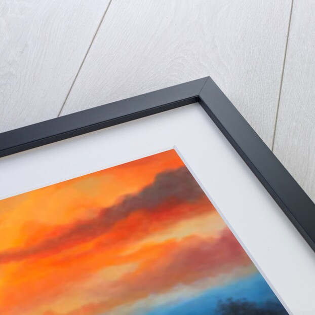 Roi Soleil, 2017Landscape with stag by Lee Campbell