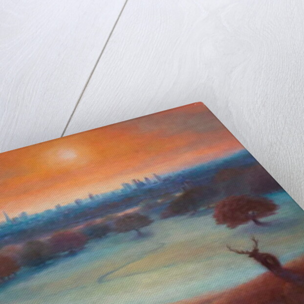 City View London from Richmond Park), 2017,Landscape by Lee Campbell