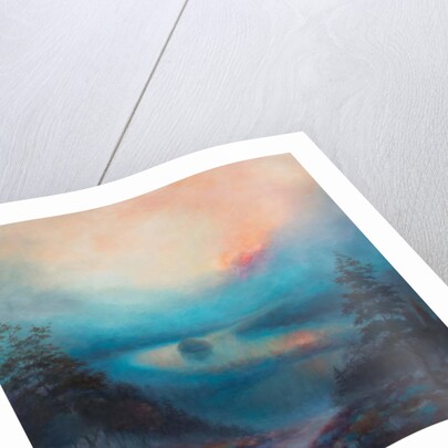 Misty Blue, 2017, landscape by Lee Campbell