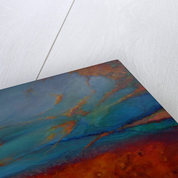 Opal and Amber, 2018 Textured abstract. by Lee Campbell