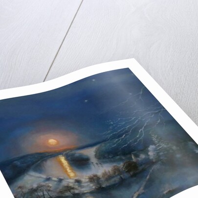 Frozen Blue 2011 Landscape Winter by Lee Campbell