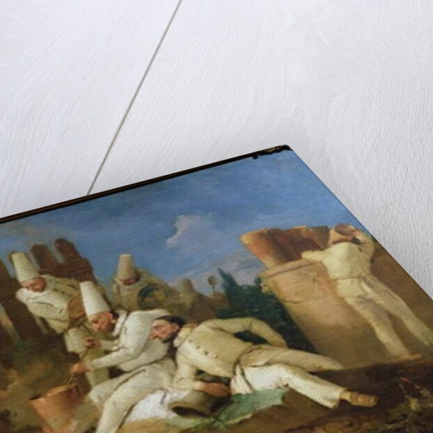 The Punchinello's Kitchen by Giovanni Battista Tiepolo