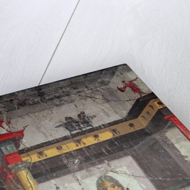 Interior wall with illusionistic painting, 25 BC - AD 25 by Roman Roman