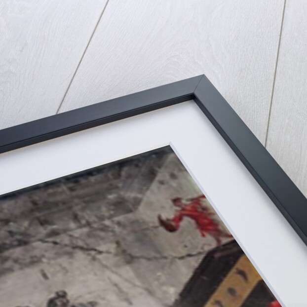 Interior wall with illusionistic painting, 25 BC - AD 25 by Roman Roman