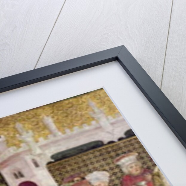 Queen Teodolinda enthroned by Zavattari Family