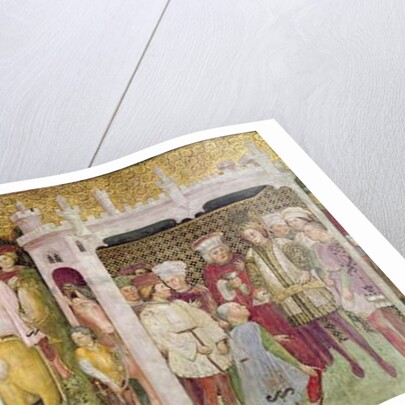 Queen Teodolinda enthroned by Zavattari Family