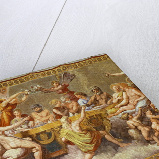 The Banquet of the Gods, ceiling painting of the Courtship and Marriage of Cupid and Psyche by Raphael