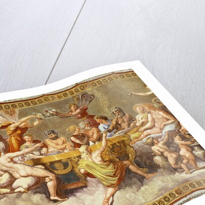 The Banquet of the Gods, ceiling painting of the Courtship and Marriage of Cupid and Psyche by Raphael