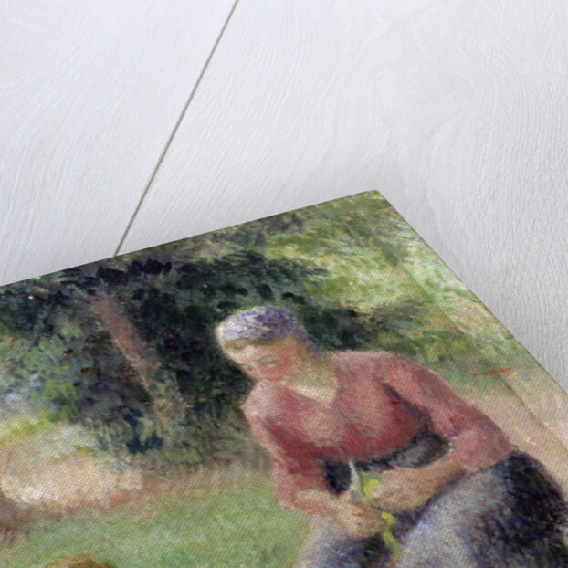 Peasant Woman and her Little Girl, c.1893 by Camille Pissarro
