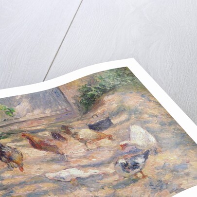 Farmyard at Pontoise, 1877 by Camille Pissarro