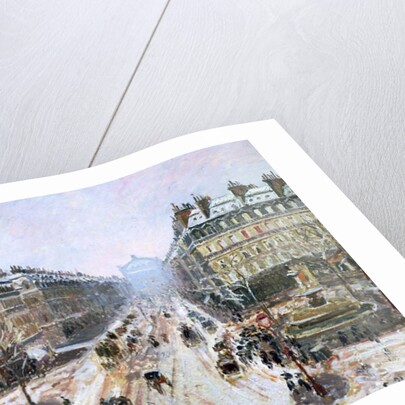 Avenue de l'Opera - Effect of Snow, 1898 by Camille Pissarro