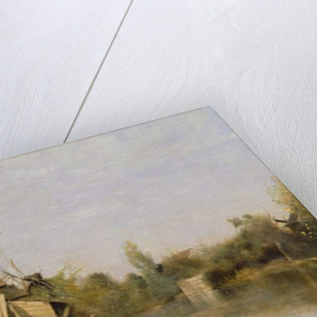 Riverbank at Mery sur Seine, Aube, c.1870 by Jean Baptiste Camille Corot