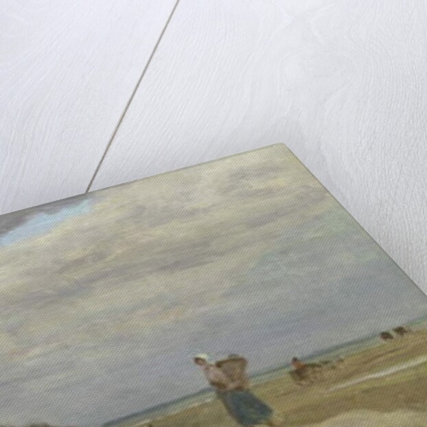 The Beach at Dunkirk, 1857 by Jean Baptiste Camille Corot