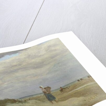 The Beach at Dunkirk, 1857 by Jean Baptiste Camille Corot