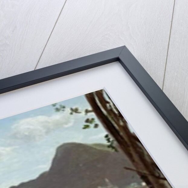 The Town and Lake Como, 1834 by Jean Baptiste Camille Corot