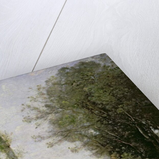 The Goatherd beside the Water by Jean Baptiste Camille Corot