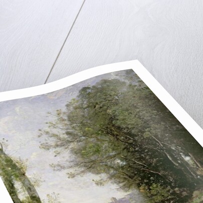 The Goatherd beside the Water by Jean Baptiste Camille Corot