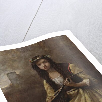 La Zingara, c.1865 by Jean Baptiste Camille Corot