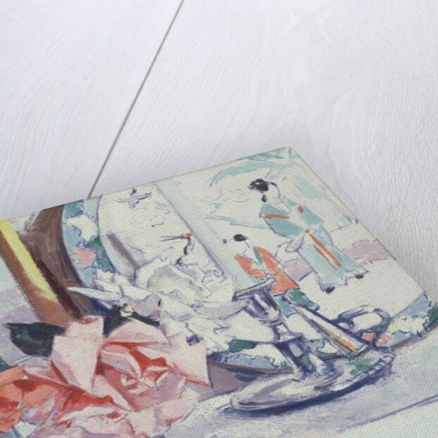 A Still Life - Roses by Francis Campbell Boileau Cadell