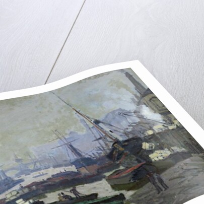 Boats in the Pool of London, 1871 by Claude Monet