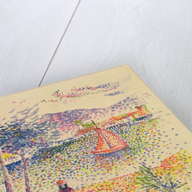 Sailing Boats at the Seaside by Henri-Edmond Cross