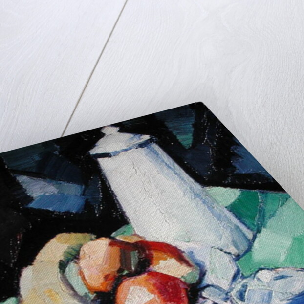 Still Life with Teapot and Fruit on a green Tablecloth, c.1913 by Samuel John Peploe