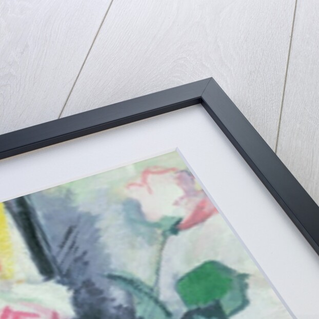 Still Life: Roses in a Chinese Vase with Black Fan, 1924 by Samuel John Peploe