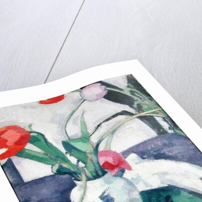 Still Life: Tulips in a Chinese Vase, 1924 by Samuel John Peploe