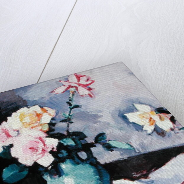 Pink Roses in a Green Jug, c.1926 by Samuel John Peploe