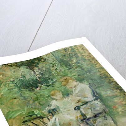 In the Garden, c.1885 by Berthe Morisot