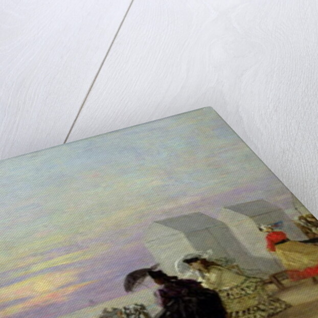 Beach Scene, Evening, 1864 by Eugene Louis Boudin