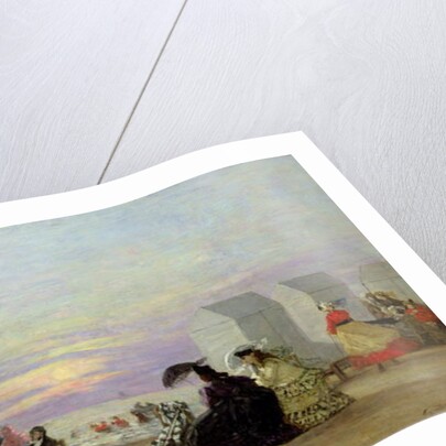 Beach Scene, Evening, 1864 by Eugene Louis Boudin