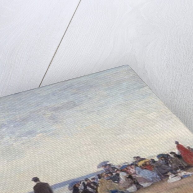 Beach Scene near Trouville, c.1863-66 by Eugene Louis Boudin