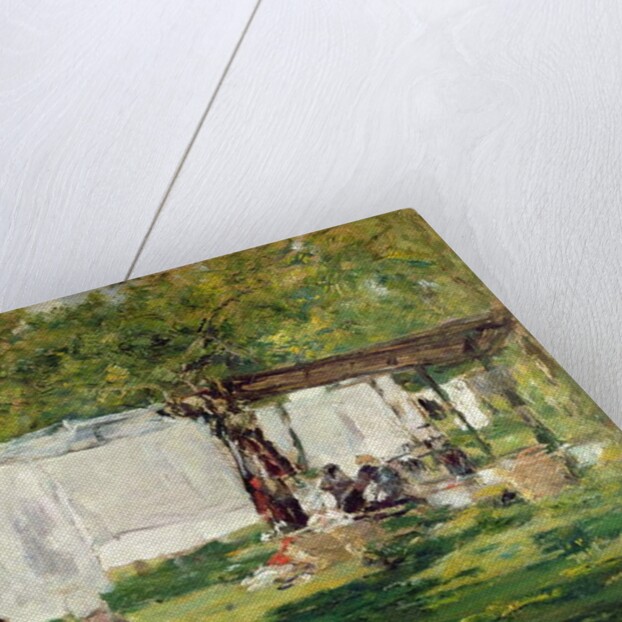 The Laundry at St. Simeon, Honfleur by Eugene Louis Boudin