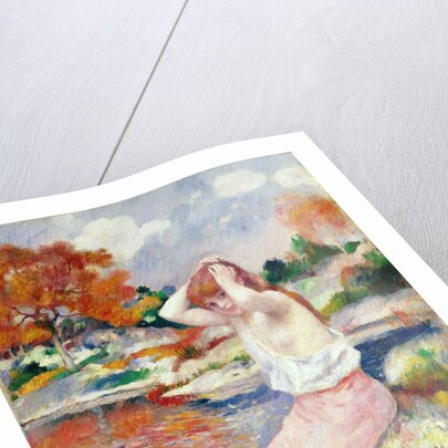 Bather, 1885 by Pierre Auguste Renoir