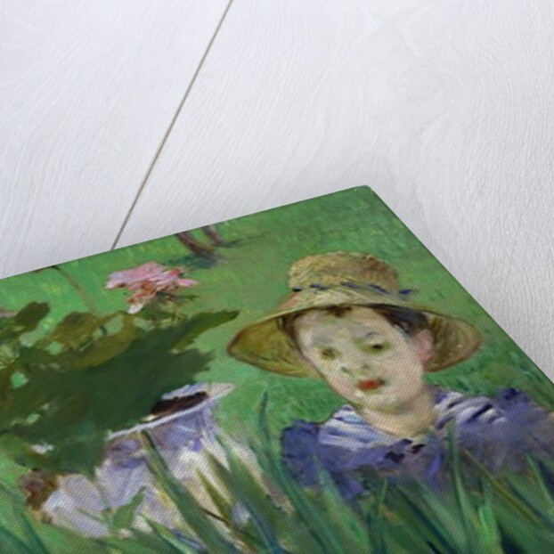 Child in the Flowers 1876 by Edouard Manet