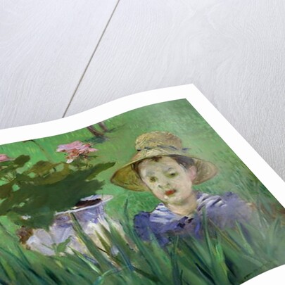 Child in the Flowers 1876 by Edouard Manet