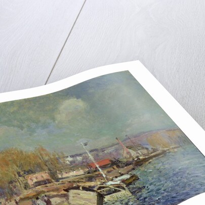 The Seine at Port-Marly, 1877 by Alfred Sisley