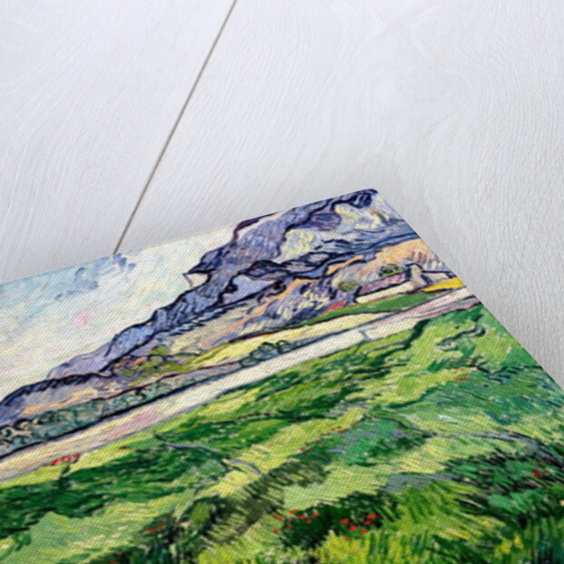 The Green Wheatfield behind the Asylum, 1889 by Vincent van Gogh