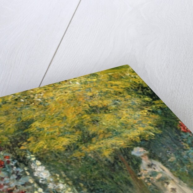 Roseraie, 1876 by Claude Monet