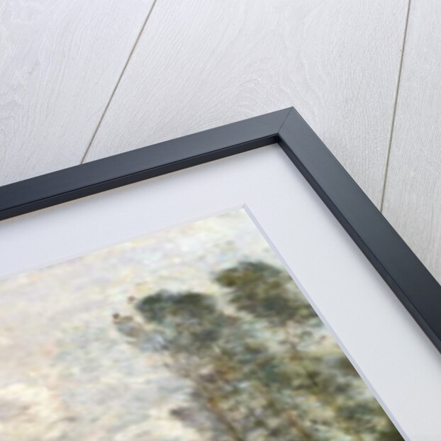 Haycart beside a River by Jean Baptiste Camille Corot