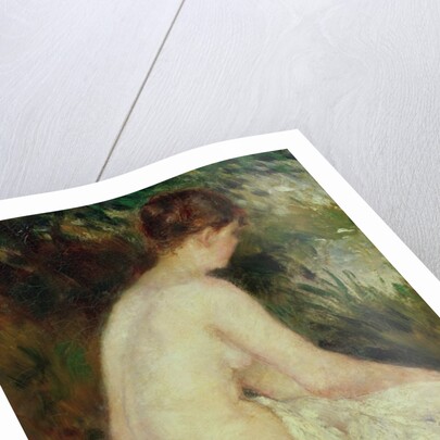 Bather, 1879 by Pierre Auguste Renoir
