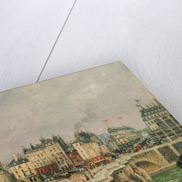 Pont Neuf, Effect of Rain, 1903 by Camille Pissarro