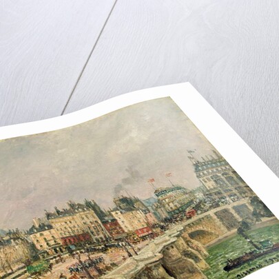 Pont Neuf, Effect of Rain, 1903 by Camille Pissarro