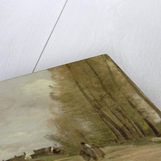 The Road in Gouvieux, c.1850-60 by Jean Baptiste Camille Corot