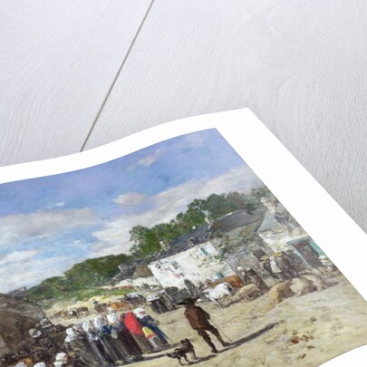 La Fete, c.1865 by Eugene Louis Boudin