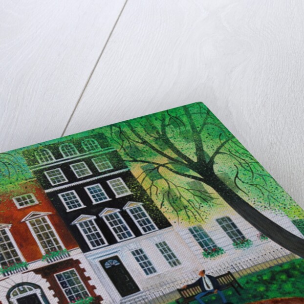 Relaxing in Berkley Square, 2016 by Lisa Graa Jensen
