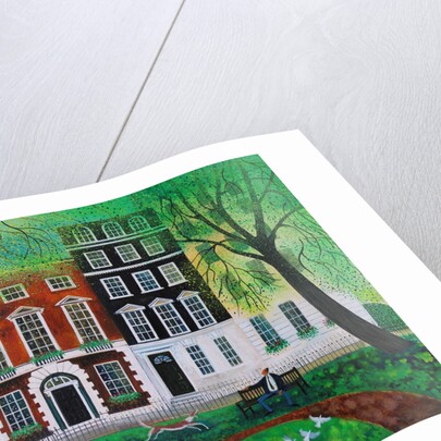 Relaxing in Berkley Square, 2016 by Lisa Graa Jensen